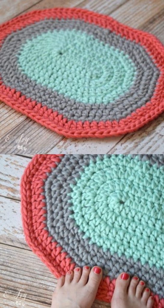 Free Crochet Rug Patterns For Beginners HOW TO MAKE DIY