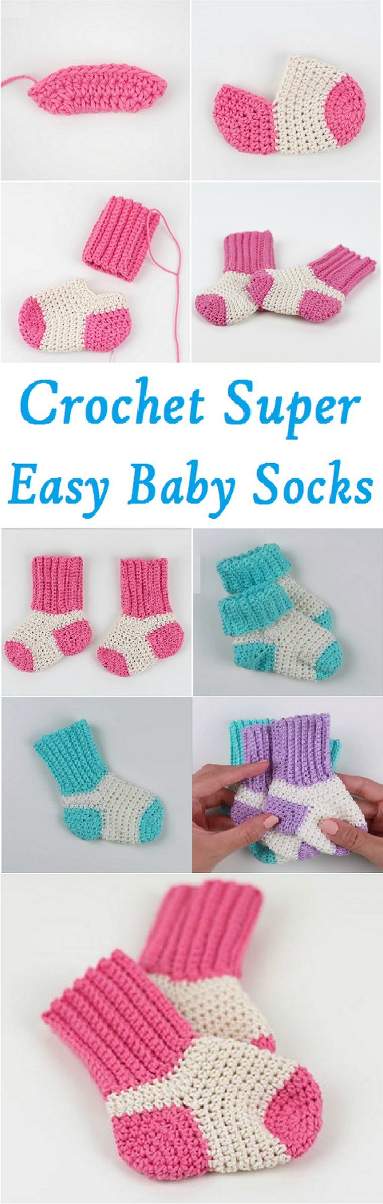 easy baby socks crochet