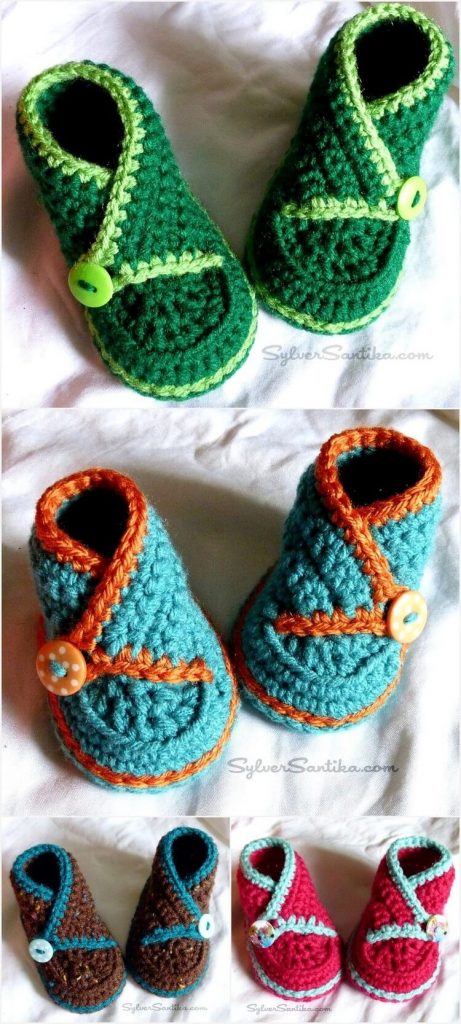 Beautiful Crochet Baby Booties Patterns - Ideal for Gifts - HOW TO MAKE ...