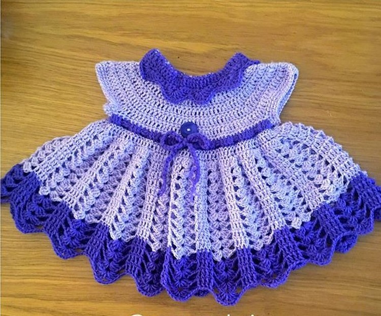 Newborn Crochet Baby Dress Ideas - How To Make DIY Inspirations