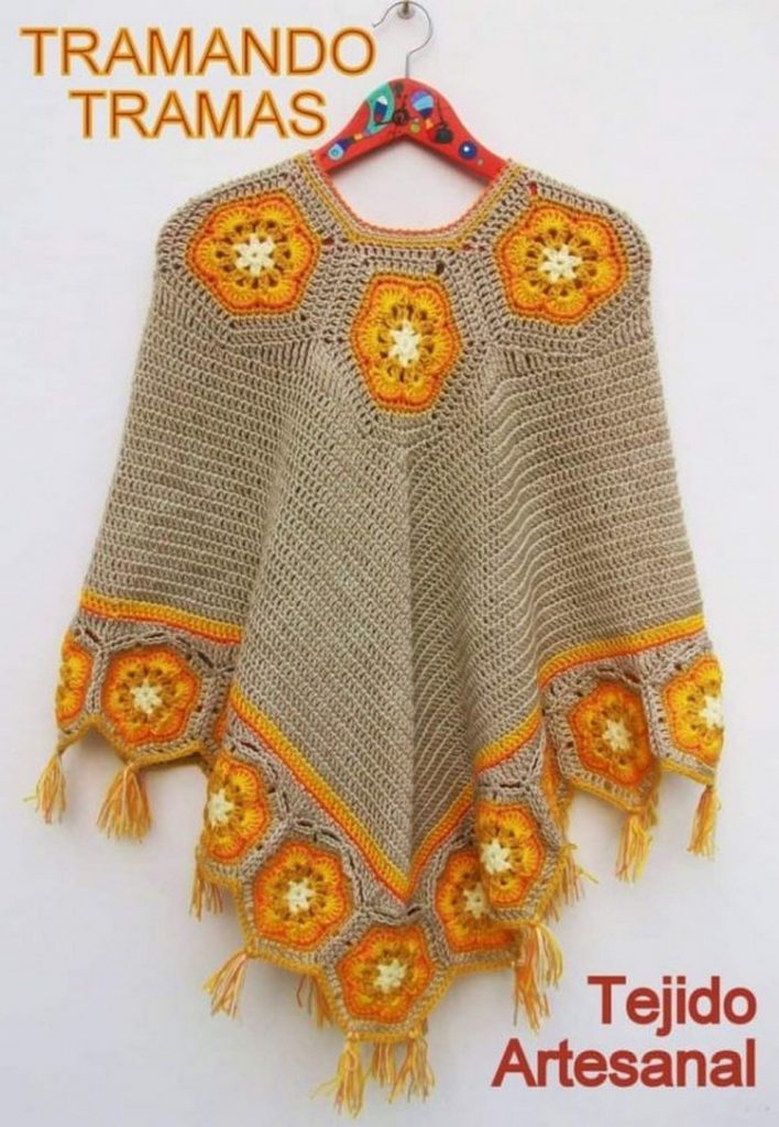 Striking and Easy Crochet Poncho Patterns - HOW TO MAKE – DIY