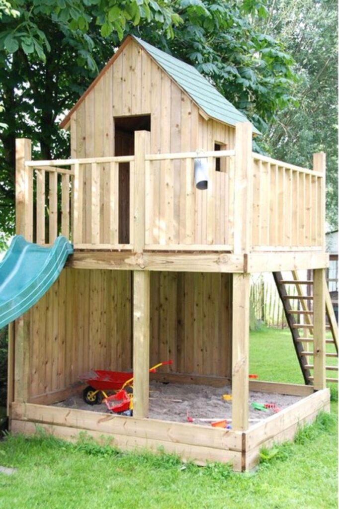 Wooden Pallet Playhouse For Kids - HOW TO MAKE – DIY