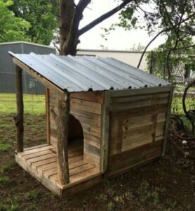 Wooden Pallet Dog House - HOW TO MAKE – DIY