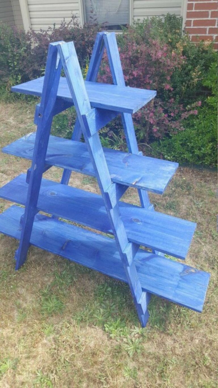 Upcycled Ladder Shelves And Creative Ideas How To Make Diy