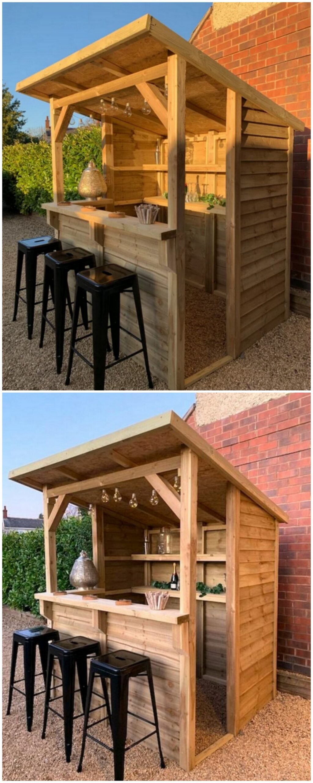 Simple And Affordable Diy Wooden Pallet Bar Plans