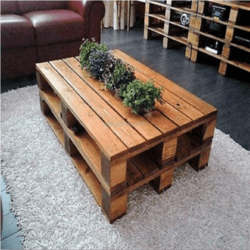 Recycled Pallet Tables With Planters - HOW TO MAKE – DIY