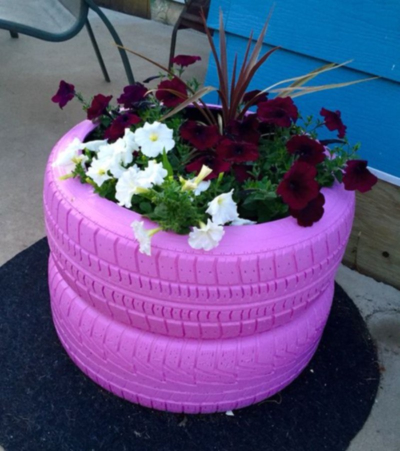 Awesome Tire Planter Ideas For the Garden - HOW TO MAKE – DIY