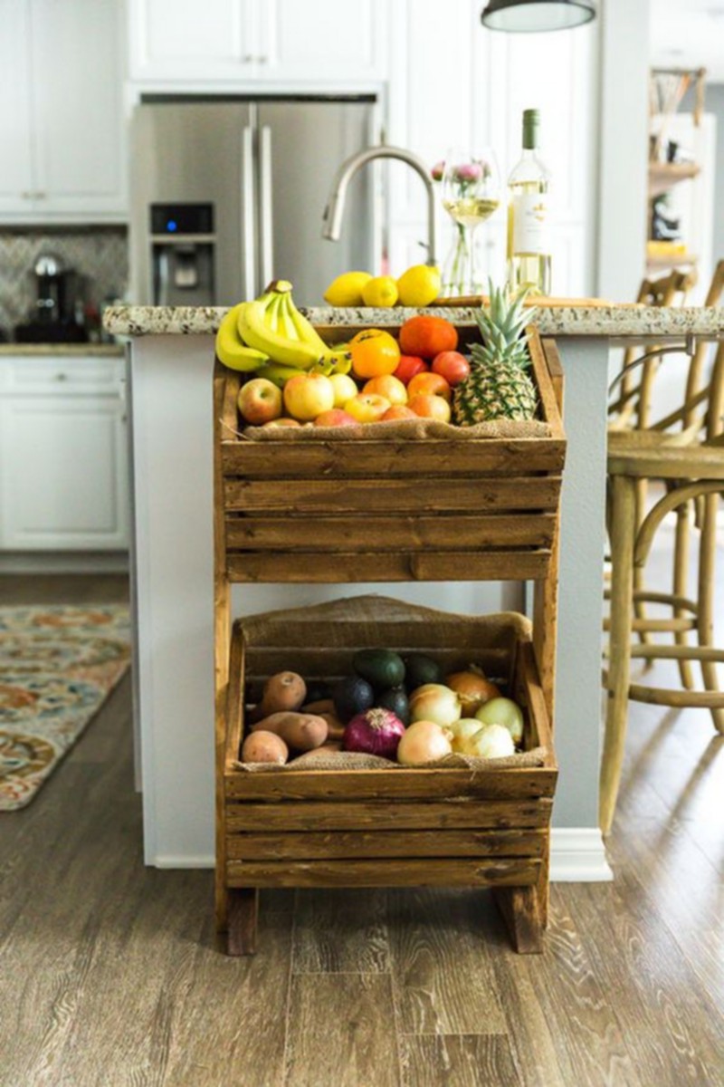 Wooden Fruit And Vegetable Storage Racks - HOW TO MAKE – DIY