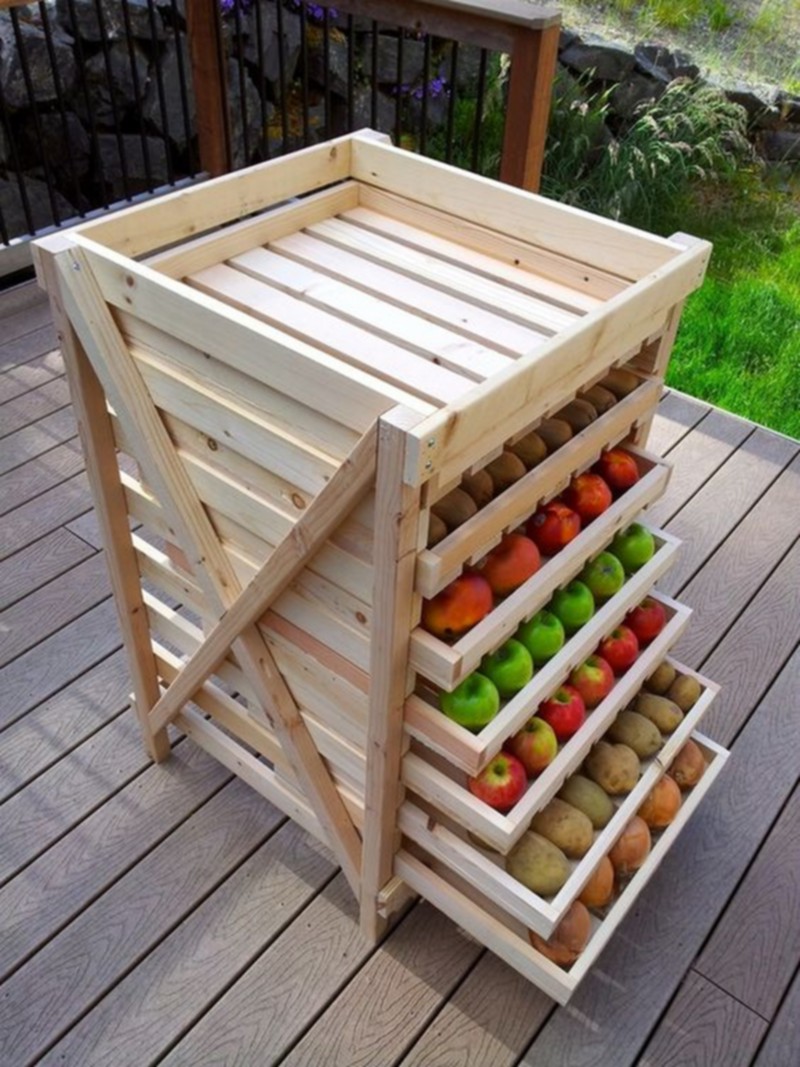 Wooden Fruit And Vegetable Storage Racks - HOW TO MAKE – DIY