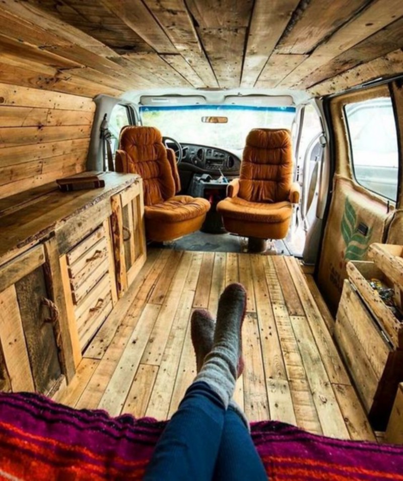 Wooden Camper Van Interior Ideas - HOW TO MAKE – DIY