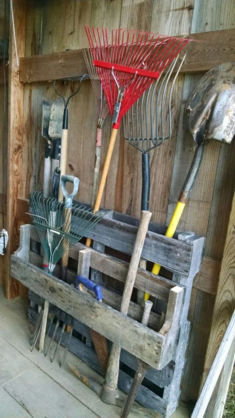 Pallet Wood Tools Storage Racks - HOW TO MAKE – DIY