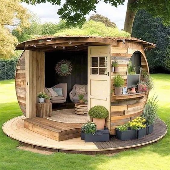 Amazing Wood Shed And Cabin Ideas For Garden How To Make Diy