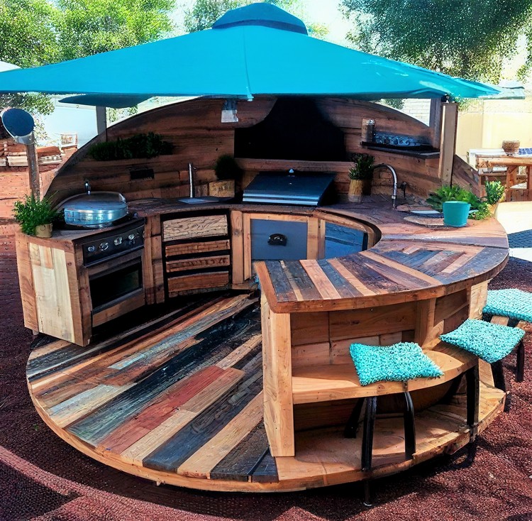 Stunning Outdoor Kitchen Ideas That Will Delight Your Guests 1168