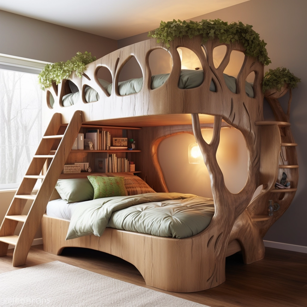 Branching Out Into Dreams Explore The Magic Of A Bunk Bed Tree With ...