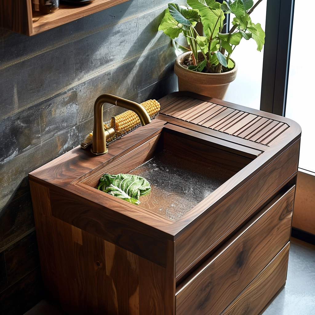 Naturally Elegant The Timeless Appeal Of Wood Sinks In Modern Interiors